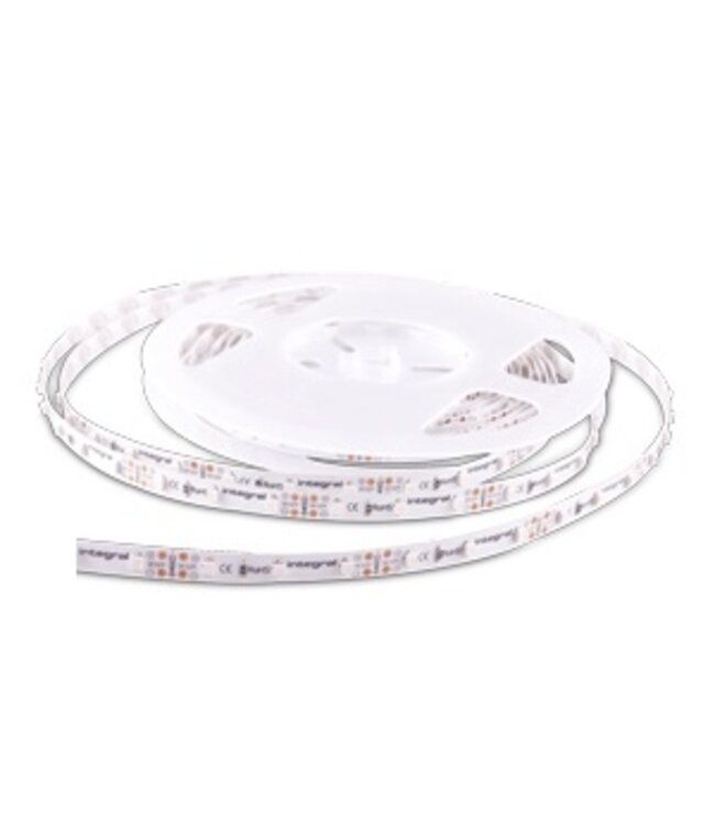 UITVERKOOP - Led Strip ROL 5 meter 3528SMD, 6w/m, 60 led/m, 240Lm/m, Groen, 12v, IP33, 8mm