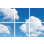 Fotoprint afbeelding Wolken 180x120cm voor 6x 60x60cm led paneel