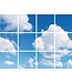 Fotoprint afbeelding Wolken 180x240cm voor 12x 60x60cm led paneel