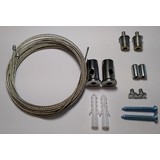 Ophangset voor LED Batten / LED Tri Proof / Railsysteem (set van 2 kabels)