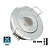 Inbouw LED Spot 1w, 80 Lumen, 6000K, Kantelbaar, Gatmaat 45mm, Zilver, IP20, 2 Jaar Garantie