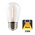 E27 1w Filament Bol Lamp, 35 Lumen, Transparante Kap, 2700K Warm Wit