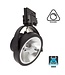 3 Fase Rail Spot AR111, 15w, 800 Lumen, 6000K Daglicht Wit, Dimbaar, Zwart Armatuur, 3 Jaar Garantie