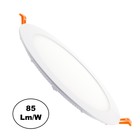 UITVERKOOP: LED Downlighter Slim 15w, 1200 Lumen, Wit, Aluminium Body, Gatmaat Φ185mm,