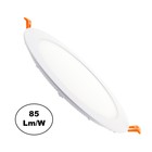 UITVERKOOP: LED Downlighter Slim 20w, 1530 Lumen, Wit, Aluminium Body, Gatmaat Φ220mm