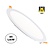 UITVERKOOP: LED Downlighter Slim 24w, 2000 Lumen, Wit, Aluminium Body, Gatmaat Φ285mm