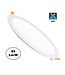 UITVERKOOP: LED Downlighter Slim 24w, 2000 Lumen, Wit, Aluminium Body, Gatmaat Φ285mm