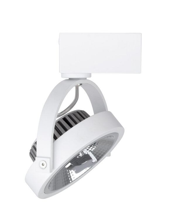 Opbouw LED Spot AR111, 15w, 800 Lumen, 4000K Neutraal Wit, Dimbaar, Wit Armatuur, 3 Jaar Garantie