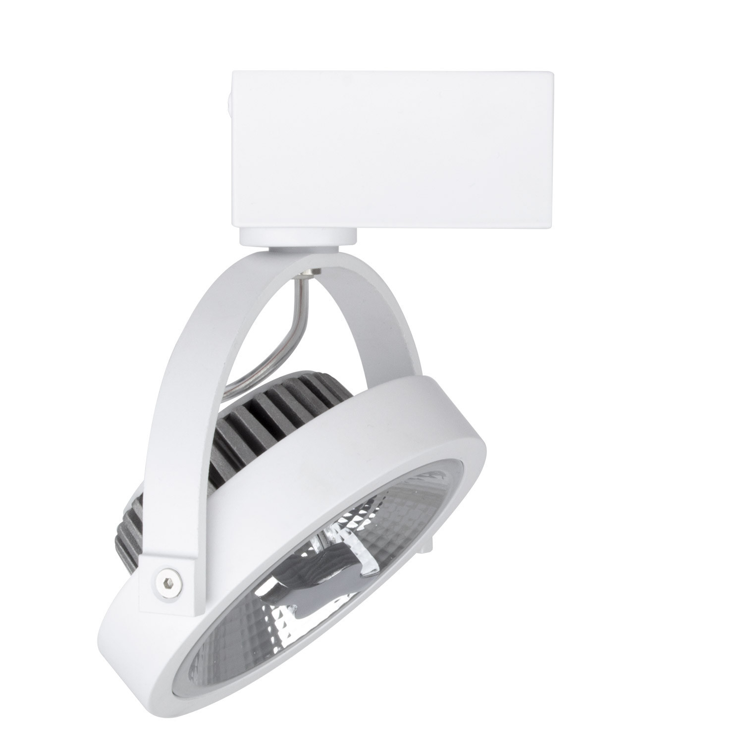 LED-Strahler CREE AR111 Schwarz 15W Dimmbar für 3-Phasenstromschienen  Kaltes Weiß 5500K 24°135
