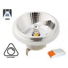 G53 AR111 LED Spot 12w, 730 Lumen, 4000K Neutraal Wit, 45°, Incl. Led Driver, Dimbaar, 2 Jaar Garantie