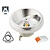 G53 AR111 LED Spot 12w, 730 Lumen, 4000K Neutraal Wit, 45°, Incl. Led Driver, Dimbaar, 2 Jaar Garantie