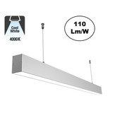 Led Linear Lamp 120cm, 36w, 3960 Lumen (110lm/w), 4000K Neutraal wit, Aluminium behuizing, 3 Jaar Garantie