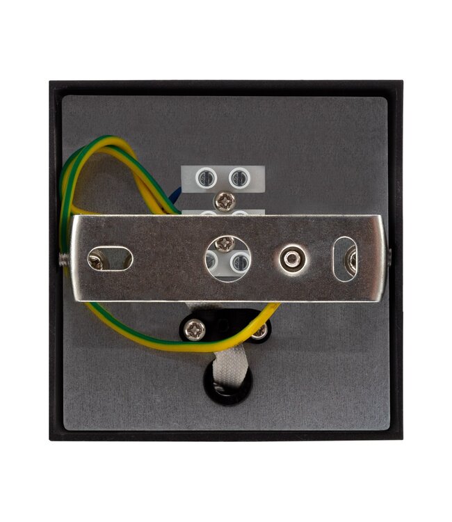 Opbouwarmatuur Vierkant 83x83x110 mm, Zwart, (1x GU10 spot)