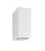 Wandarmatuur Mis up/down, Wit, IP54, (2x GU10 spot)