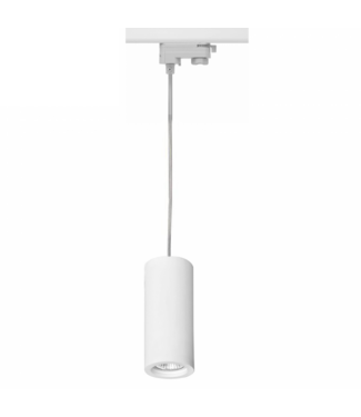 3 Fase Rail Hanglamp Wit, Kabellengte 150cm, Met GU10 Fitting