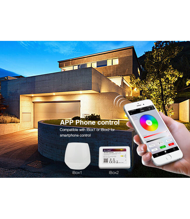 MiBoxer Floodlight 20w RGB + CCT, 2,4Ghz, 1500 Lumen, IP65, 2 Jaar Garantie - FUTT04