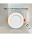 MiBoxer LED Downlighter 6w RGB + CCT, Wifi/RF, 550 Lumen, IP54, Gatmaat 100mm, 2 Jaar Garantie