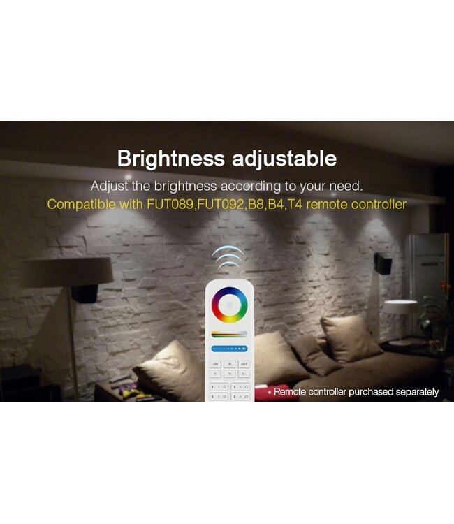 MiBoxer LED Downlighter 15w RGB + CCT, 2.4Ghz, 1200 Lumen, IP54, Gatmaat 175mm, 2 Jaar Garantie - FUT069