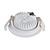 Reserveer: Inbouw LED Spot 5w Flat, 450 Lumen, Dim To Warm, Kantelbaar, IP44, Dimbaar, CRI90, Wit Armatuur, Gatmaat 72mm, 2 Jaar Garantie