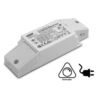 UITVERKOOP: Triac Dimbare Kegu LED Driver , Dip-switch 700-900 Ma, Max: 28-36watt, Stekkerklaar