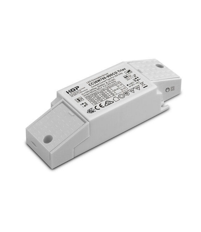 UITVERKOOP: Triac Dimbare Kegu LED Driver , Dip-switch 700-900 Ma, Max: 28-36watt, Stekkerklaar