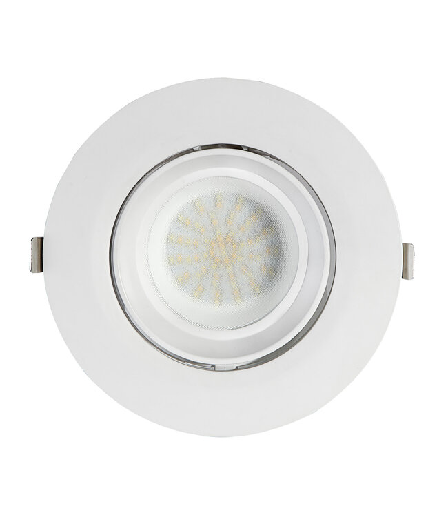 LED Banaanspot 38w, CCT (3000K/4000K/5700K), 4350 lm (125lm/w), Samsung LED, Flikkervrije Lifud Driver, Gatmaat 165mm, CRI90, Wit, 3 Jaar Garantie