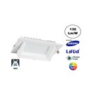 LED Etalage Spot 20w, 4000K Neutraal Wit, 2600 lm (130lm/w), Samsung LED, Lifud Driver, Gatmaat 230x130mm, CRI90, Wit, 3 Jaar Garantie