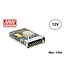 MeanWell Led Strip voeding 12V/150W/12,5A, Max: 120w, 2 Jaar Garantie