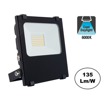 PRO LED Floodlight 20w, 2700 Lumen, 6000K Daglicht Wit, IP65, 2 Jaar garantie