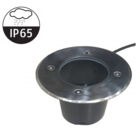 Inbouw Grondspot Rond met GU10 Fitting, 230V, IP65, IK10, RVS