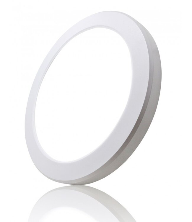 Led Inbouw/Opbouw Downlighter 15w, Ø220mm, 1400-1600 Lumen, CCT, IP20, Dimbaar, 2 Jaar Garantie