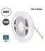 UITVERKOOP: Led Strip ROL 5 Meter 5050SMD, 13,6w/m, 60 led/m, 1320Lm/m, 6000K Daglicht wit, 24v, IP20, 10mm