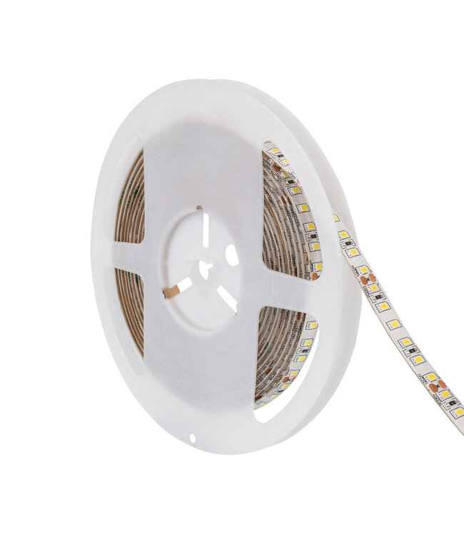 UITVERKOOP: Led Strip ROL 5 Meter 2835SMD, 10,5w/m, 120 led/m, 1100Lm/m, 6000K Daglicht wit, 24v, IP65, 8mm