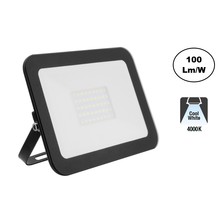 UITVERKOOP: LED Floodlight Slim 30w, 4000K Neutraal Wit, 3000 Lumen (100lm/w), IP65