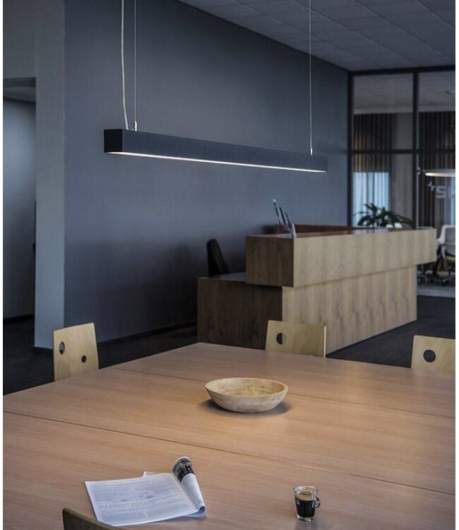 UITVERKOOP: Led Linear Lamp 120cm, 30w, 3000 Lumen (100lm/w), 4000K Neutraal wit, Zwartkleurige Behuizing