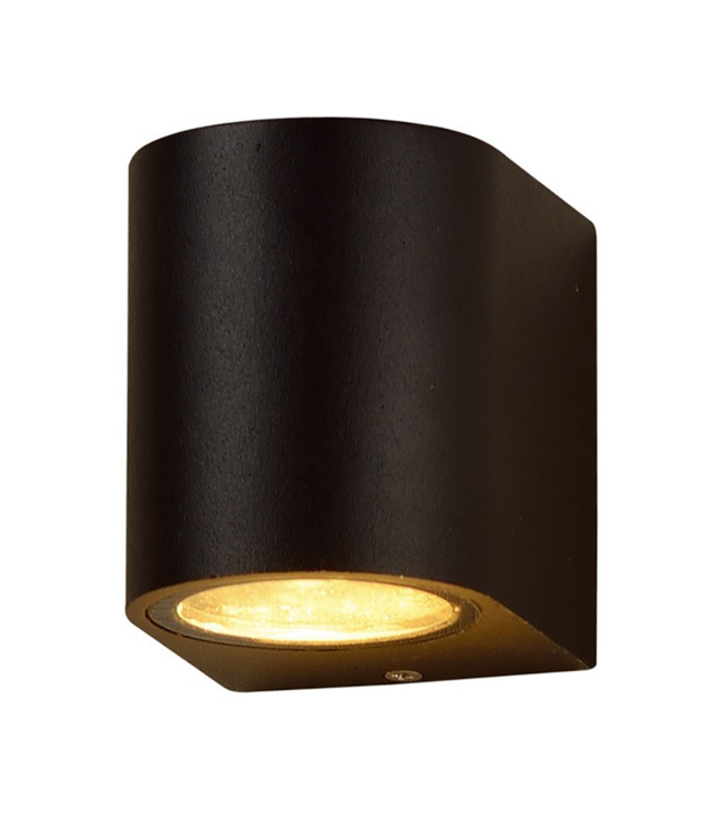 Wandarmatuur Beb Down, Zwart, IP44, (1x GU10 spot)