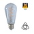 E27 Led Lamp 4w Edison, ST64, 2200K Flame, 180 Lumen, Dimbaar, Helder Glas, 2 Jaar Garantie