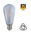 UITVERKOOP: E27 Led Lamp 4w Edison, ST64, 2200K Flame, 180 Lumen, Dimbaar, Helder Glas
