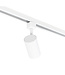 1 Fase Rail armatuur Jen met GU10 Fitting , Witkleurige behuizing