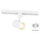 1 Fase Rail armatuur Jen met GU10 Fitting , Witkleurige behuizing
