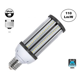 E40 Corn Lamp 54w, 5940 Lumen, 6000K Daglicht Wit,  360º, IP44, 2 Jaar Garantie