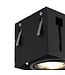 Trimless Inbouw Spot Armatuur, gatmaat 270x89mm, Zwart, incl. Stucrand (3x GU10 50mm spot)