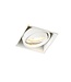 Trimless Inbouw Spot Armatuur, gatmaat 89x89mm, Wit, incl. Stucrand (1x GU10 50mm spot)