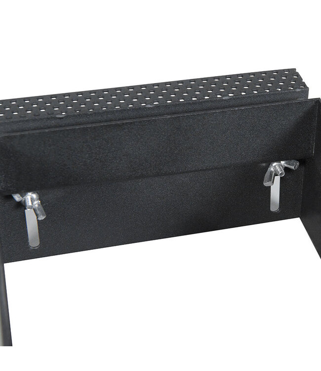 Trimless Inbouw Spot Armatuur, gatmaat 157x157mm, Zwart, incl. Stucrand (1x G53 AR111 spot)