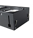 Trimless Inbouw Spot Armatuur, gatmaat 300x157mm, Zwart, incl. Stucrand (2x G53 AR111 spot)