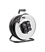 Kabelhaspel 50 meter + 4x Schuko 16A 220-250VAC , Snoerdikte: 3x 1,5mm2, Max: 1100/ 3200W, IP44 (Spatwaterbestendig), inclusief kinderbeveiliging en overspanningsbeveiliging