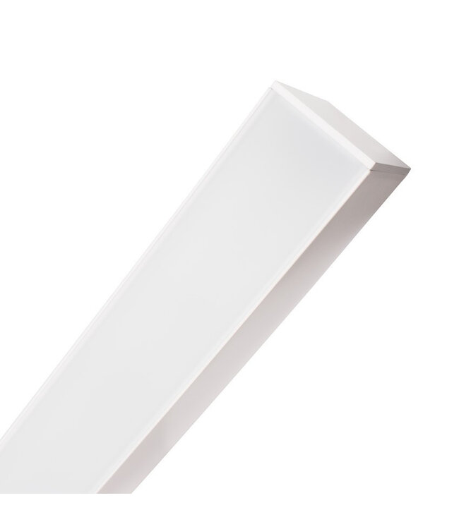 Led Linear Lamp 120cm met <UGR19 Diffuser, 40w, 4000 Lumen (100lm/w), 3000K Warm wit, Witkleurige Behuizing, (Optioneel Dimbaar) 3 Jaar Garantie