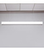 Led Linear Lamp 120cm met <UGR19 Diffuser, 40w, 4000 Lumen (100lm/w), 3000K Warm wit, Witkleurige Behuizing, (Optioneel Dimbaar) 3 Jaar Garantie