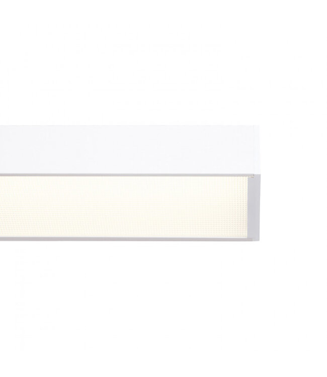 Led Linear Lamp 120cm met <UGR19 Diffuser, 40w, 4000 Lumen (100lm/w), 4000K Neutraal wit, Witkleurige Behuizing, (Optioneel Dimbaar), 3 Jaar Garantie