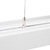 Led Linear Lamp 120cm met <UGR19 Diffuser, 40w, 4000 Lumen (100lm/w), 6000K Daglicht wit, Witkleurige Behuizing, (Optioneel Dimbaar),  3 Jaar Garantie